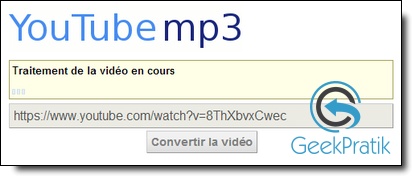 YouTube-Mp3 : Etape 2